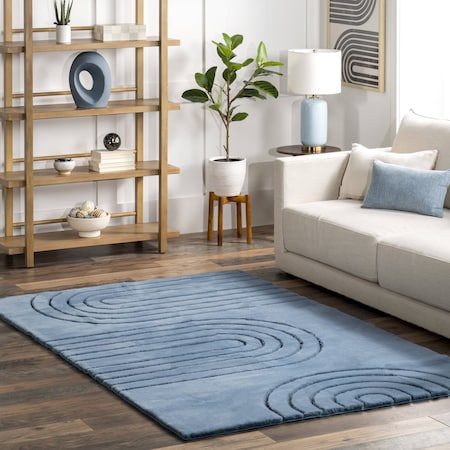 Nuloom Valery Arches Faux Rabbit Machine Washable Area Rug 2ft 6in x 8ft HJWR08A-2608